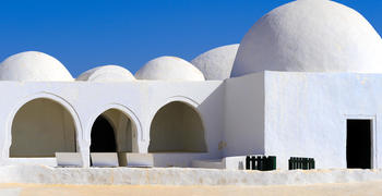 a large white building