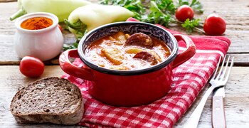 a close up of a bowl of food
