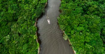 a large ship in a body of water